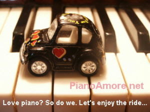 Love piano? Enjoy the ride!
