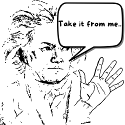 Beethoven's left hand accompaniment 