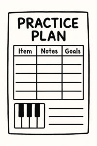 Free piano practice sheet generator
